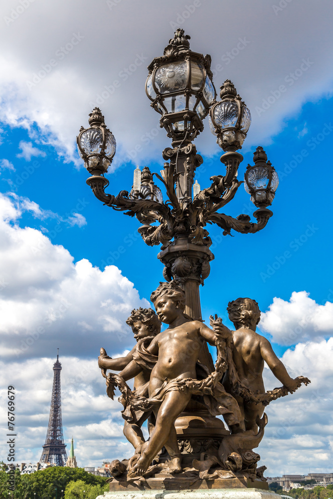 Bridge of Alexandre III in Paris