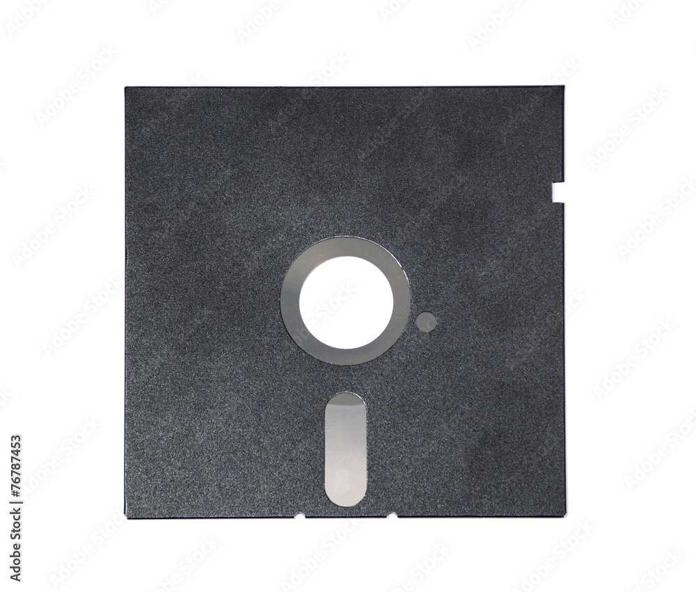 Magnetic floppy disk for computer data storage Magnetic floppy disk for computer data storage
