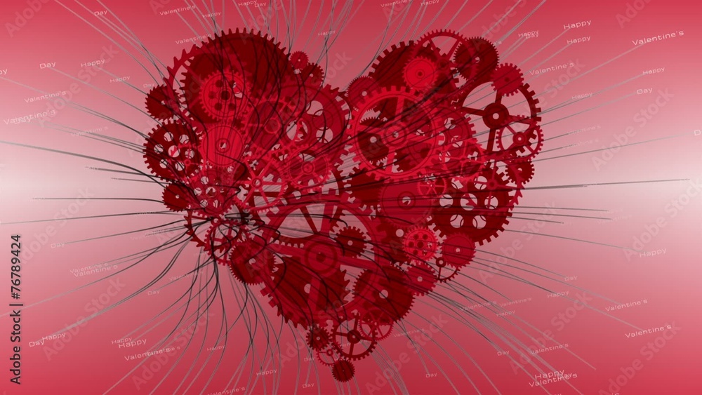 robot heart for valentine's Day robot heart for valentine's Day