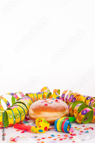 Berliner, Konfetti und Luftschlangen für Geburtstag oder Party