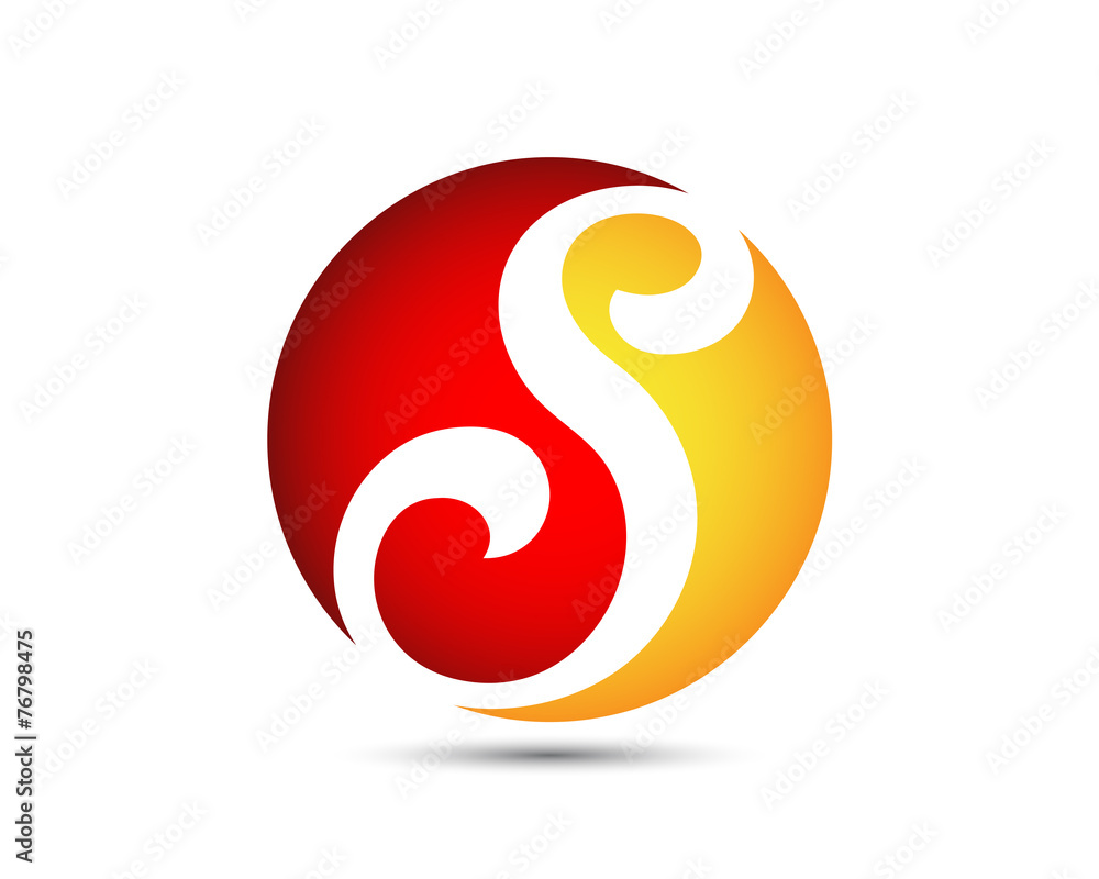 Fototapeta premium S Letter Logo Template