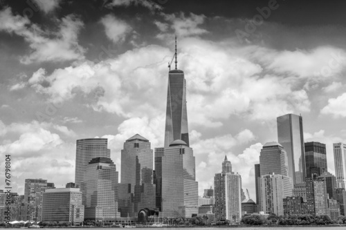 Magnificence of Downtown Manhattan skyline - New York City #76798804