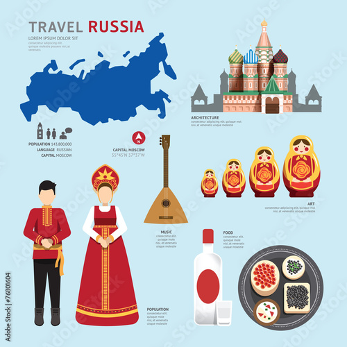 Travel Concept Mexico Landmark Flat Icons Design .Vector