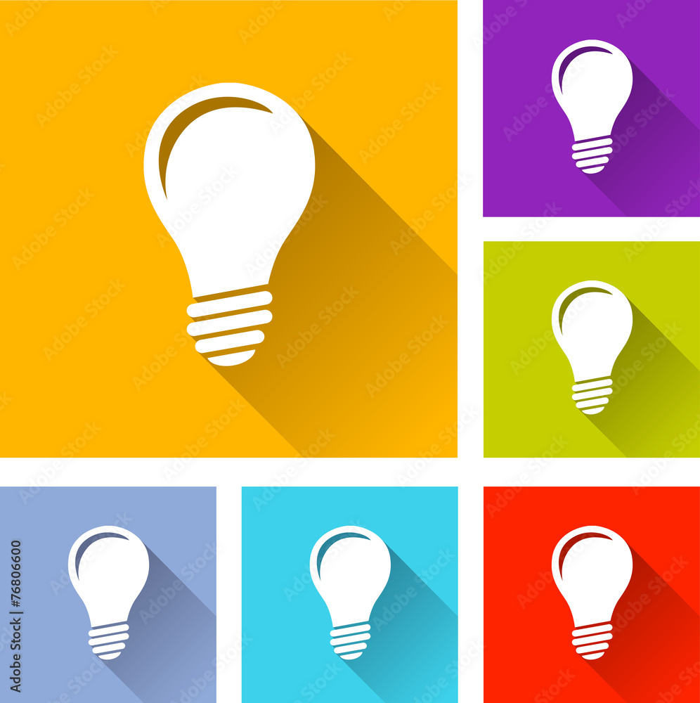 lightbulb icons lightbulb icons
