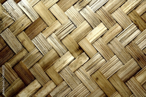 Texture pattern background, woven wood photo