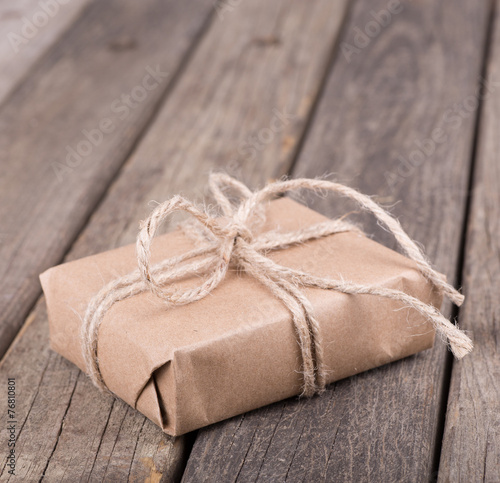 Brown Wrapped Package