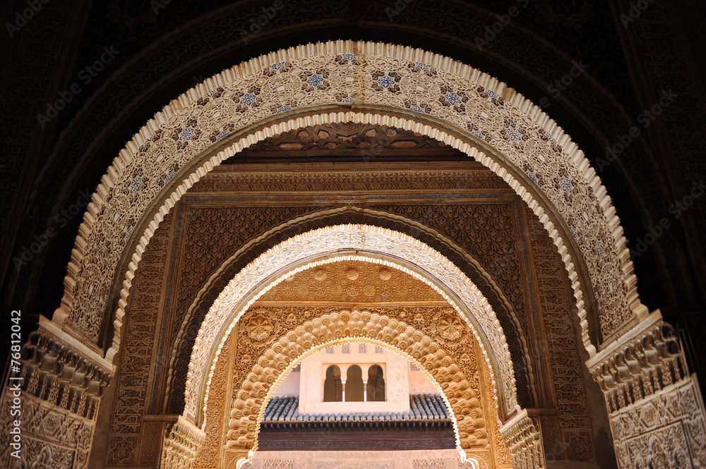 The Alhambra Palace in Granada, Andalusia, Spain