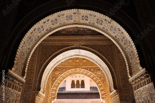 The Alhambra Palace in Granada, Andalusia, Spain