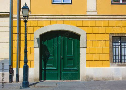 Fragment of european building