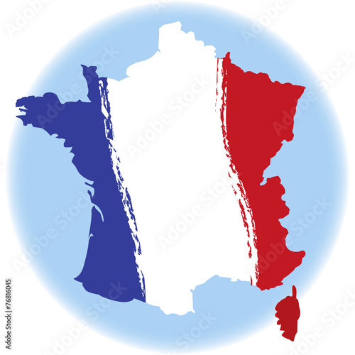 Carte de france Stylise05