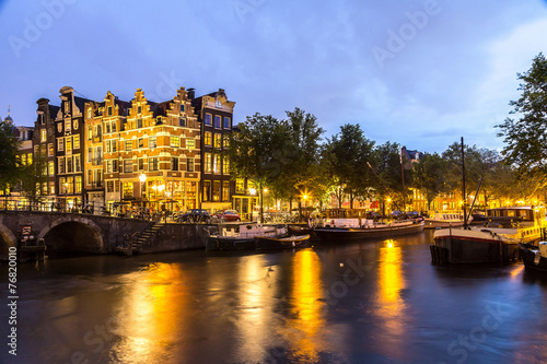 Amsterdam at night
