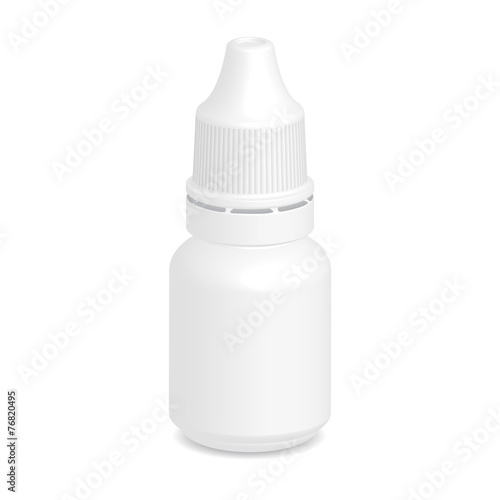 Illustration of Eye dropper bottle isolate on white background