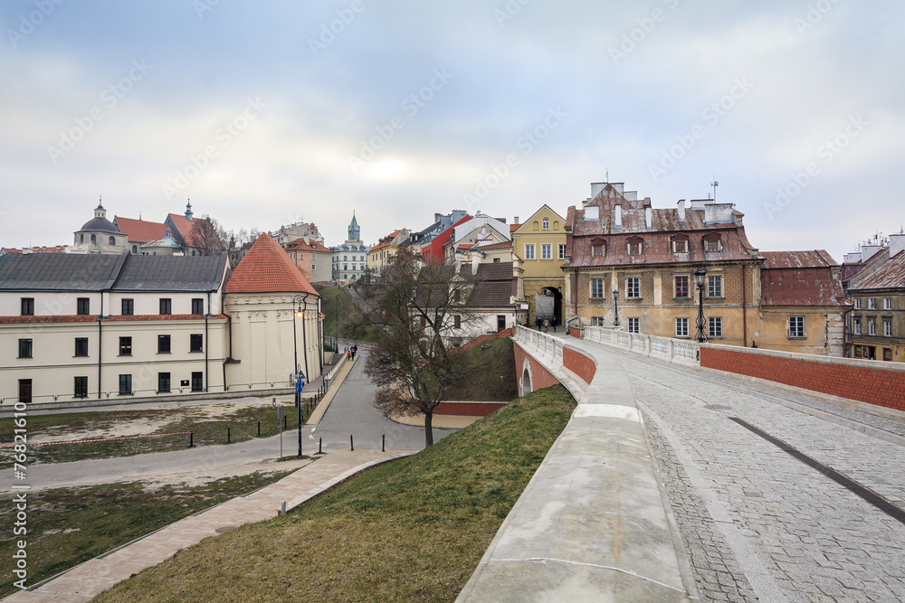 Historic city center of Lublin, Poland