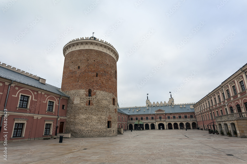 Lublin Castle courtyard, Poland