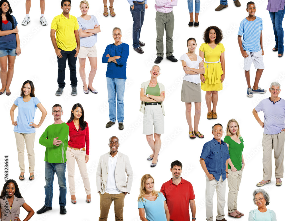 Fototapeta premium Diversity of Community People Communication Concept
