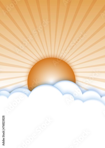 Illustration messages in the form of clouds. Vector.