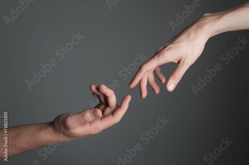 Touching Hands photo