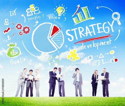 Strategy Development Goal Marketing Vision Planning Concept