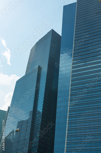 Buildings in Singapore skyline