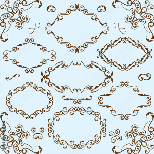 Baroque style set