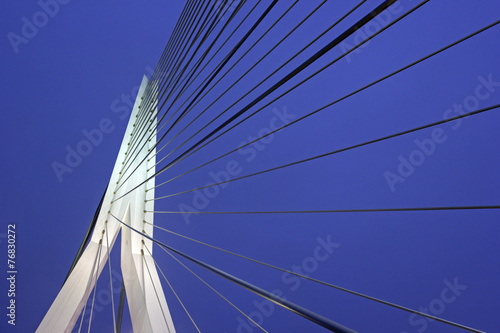 Erasmus Bridge. Rotterdam, South Holland, Netherlands.