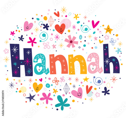 Hannah name design