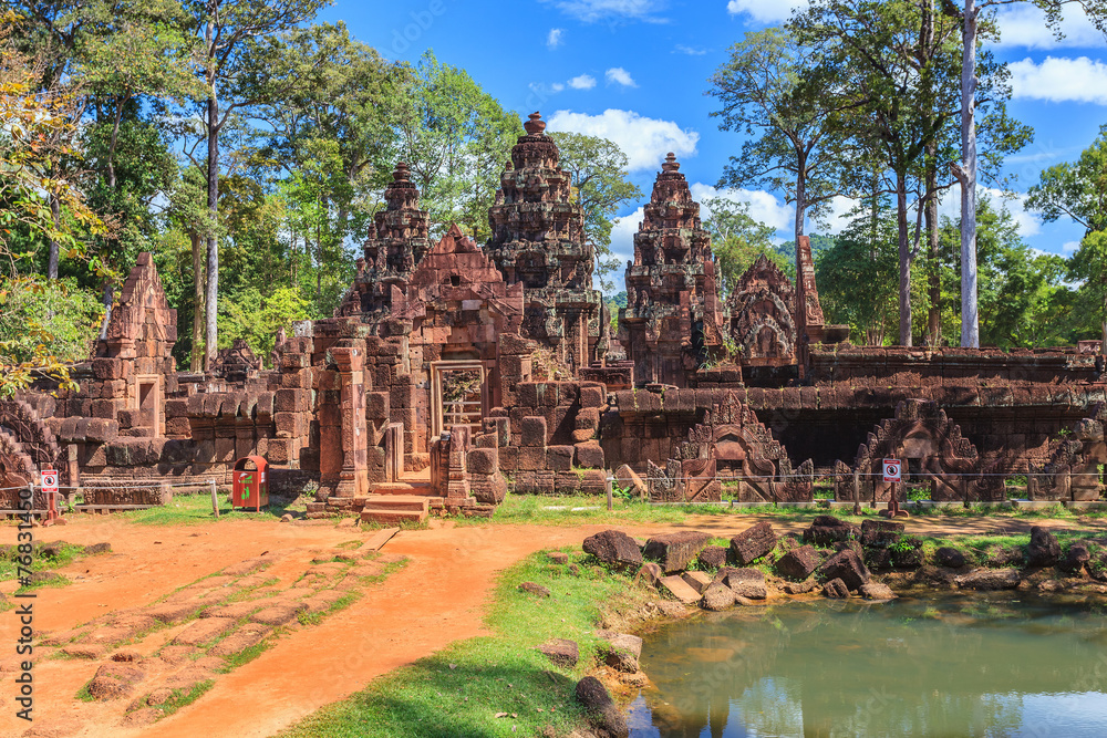 Obraz premium Banteay Srei or Lady Temple at Siem Reap Cambodia