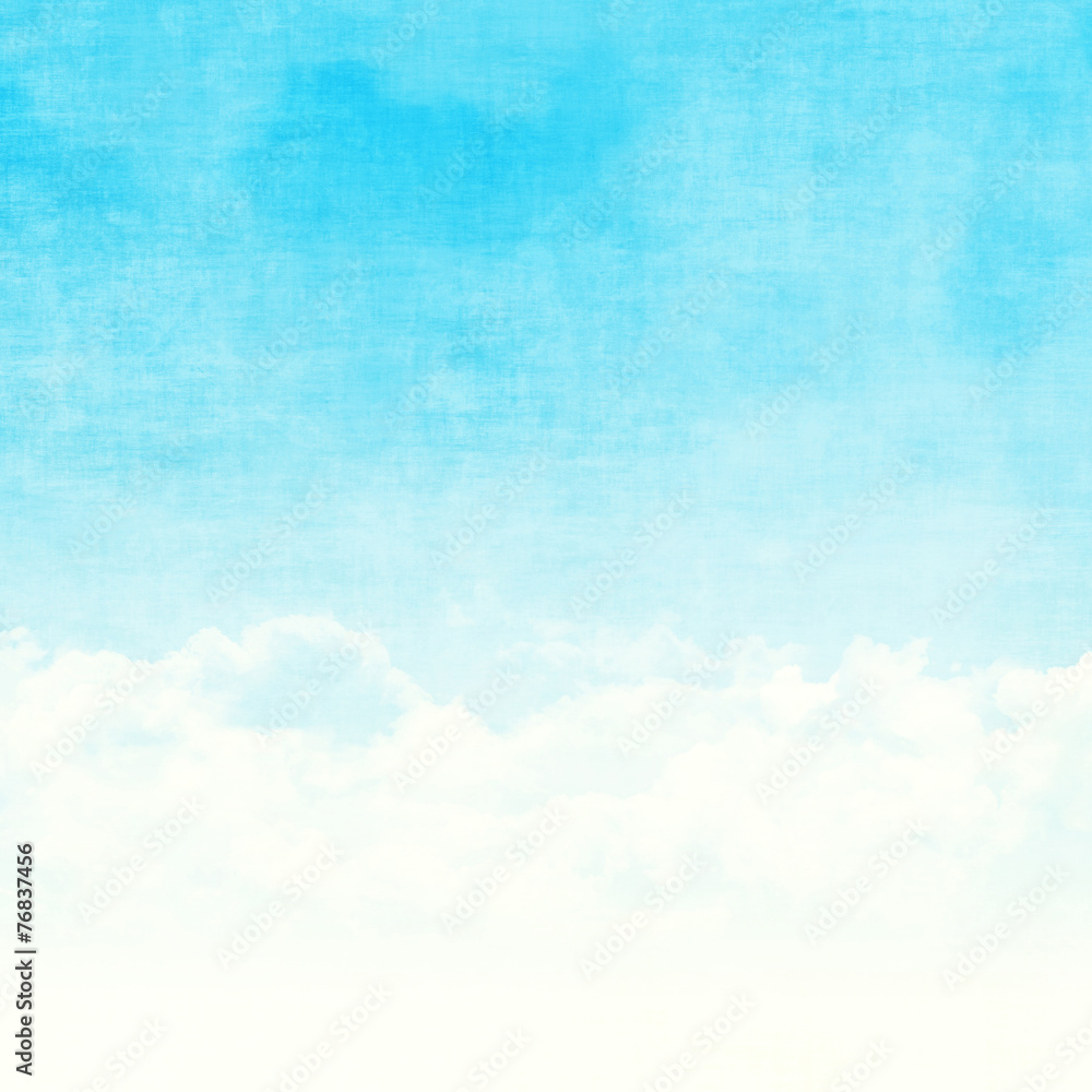 Blue sky and clouds abstract illustration Blue sky and clouds abstract illustration