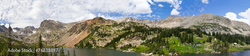 Colorado Mountains Panoramic Landscape #76838897