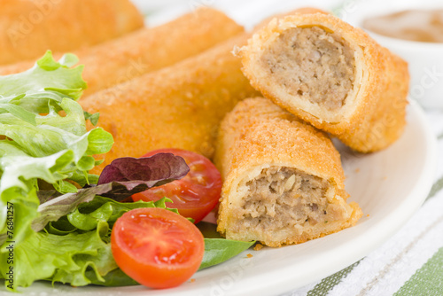 Krokiety - Polish croquettes filled with beef and mushrooms