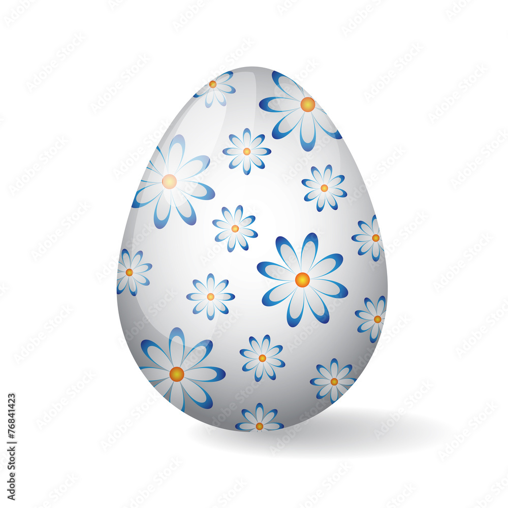 Easter Egg with camomile decor Easter Egg with camomile decor