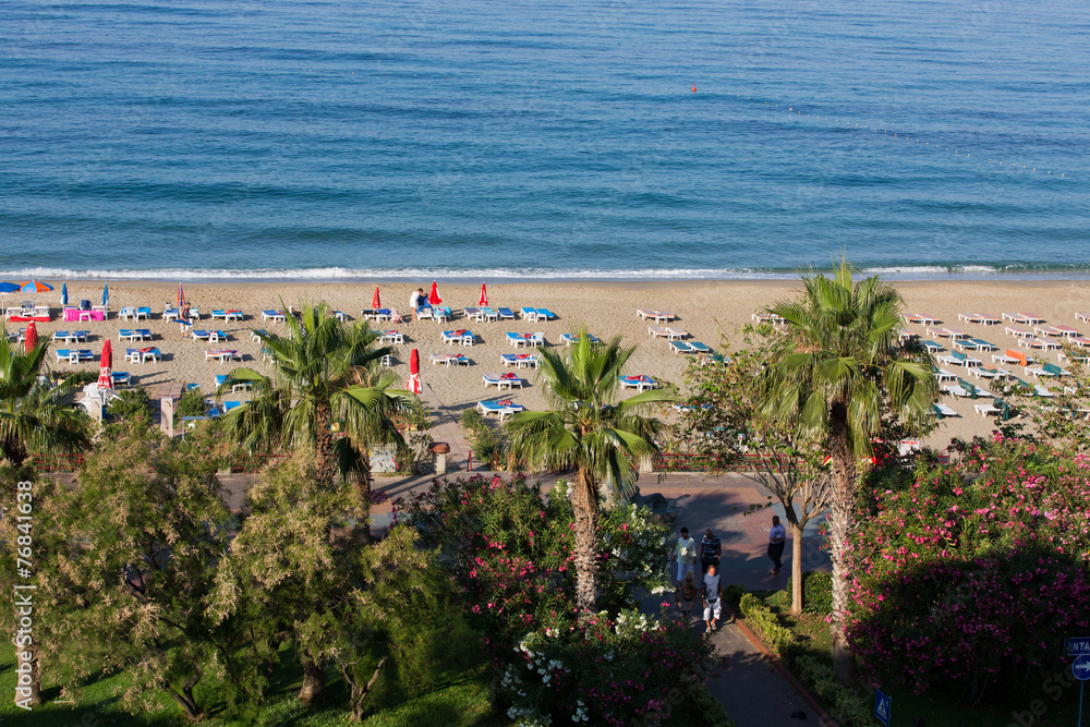 Obraz premium Alanya - the beach of Cleopatra . Turkey