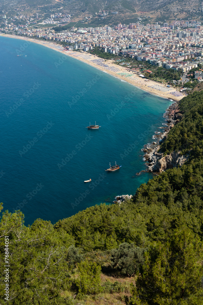 Fototapeta premium Alanya - the beach of Cleopatra . Turkey