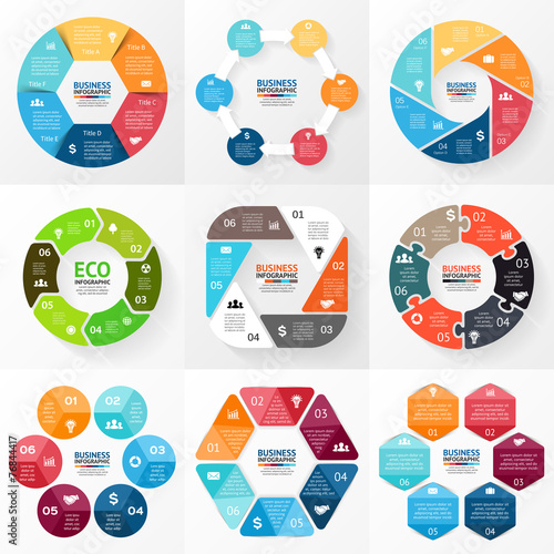 Circle infographic. Diagram, graph, presentation.