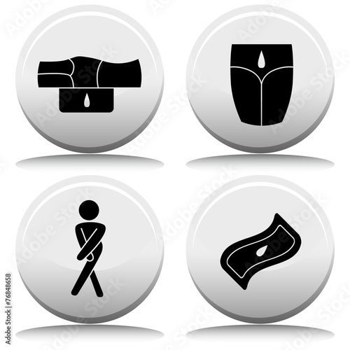 Incontinence Button Set