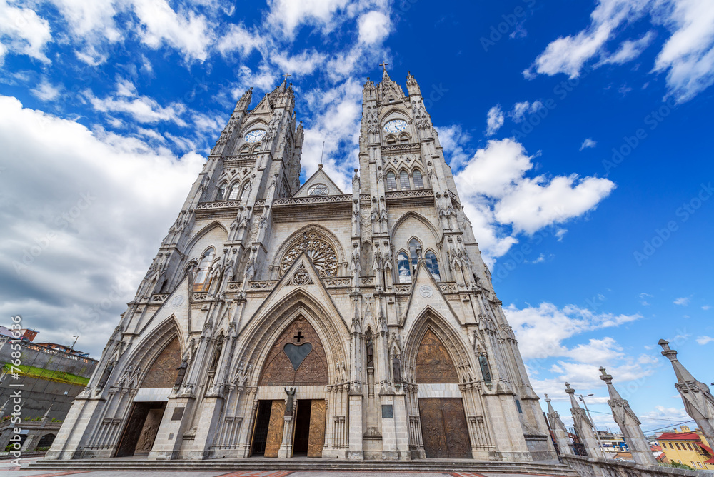 Quito Basilica Facade