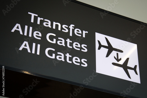 Airport Gates Sign