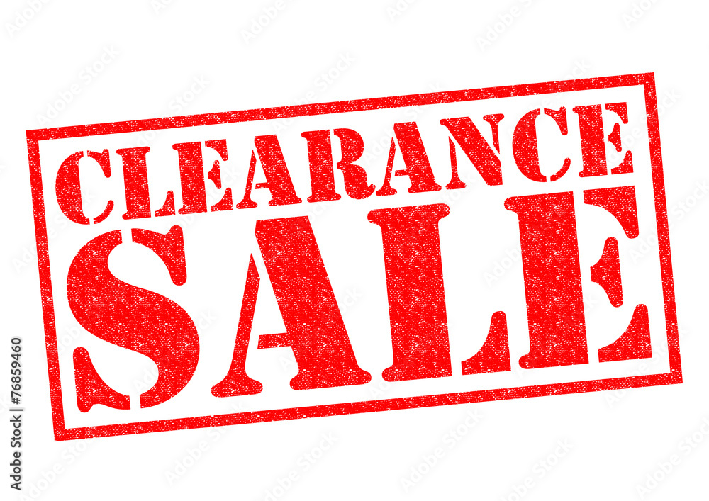 CLEARANCE SALE Stock Illustration