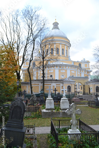Trinity Cathedral of Alexander Nevsky Lavra.