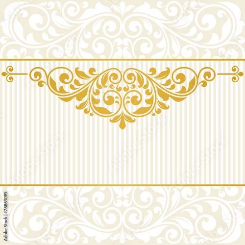 Fototapeta Naklejka Na Ścianę i Meble -  Vintage greeting card.