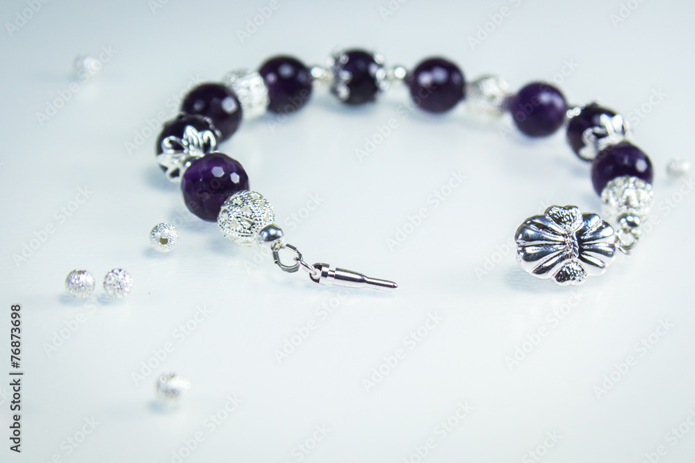 Bracelet with Amethyst Bracelet with Amethyst