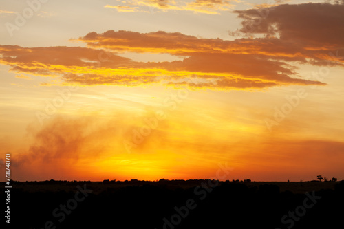 African sunset