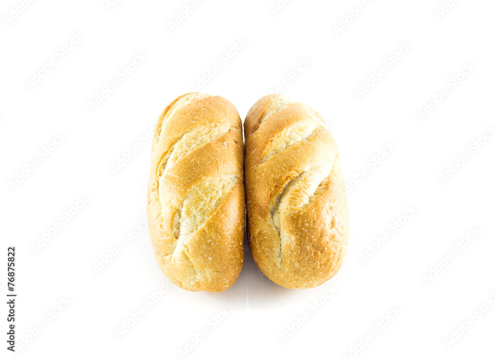 bread isolated on a white background bread isolated on a white background