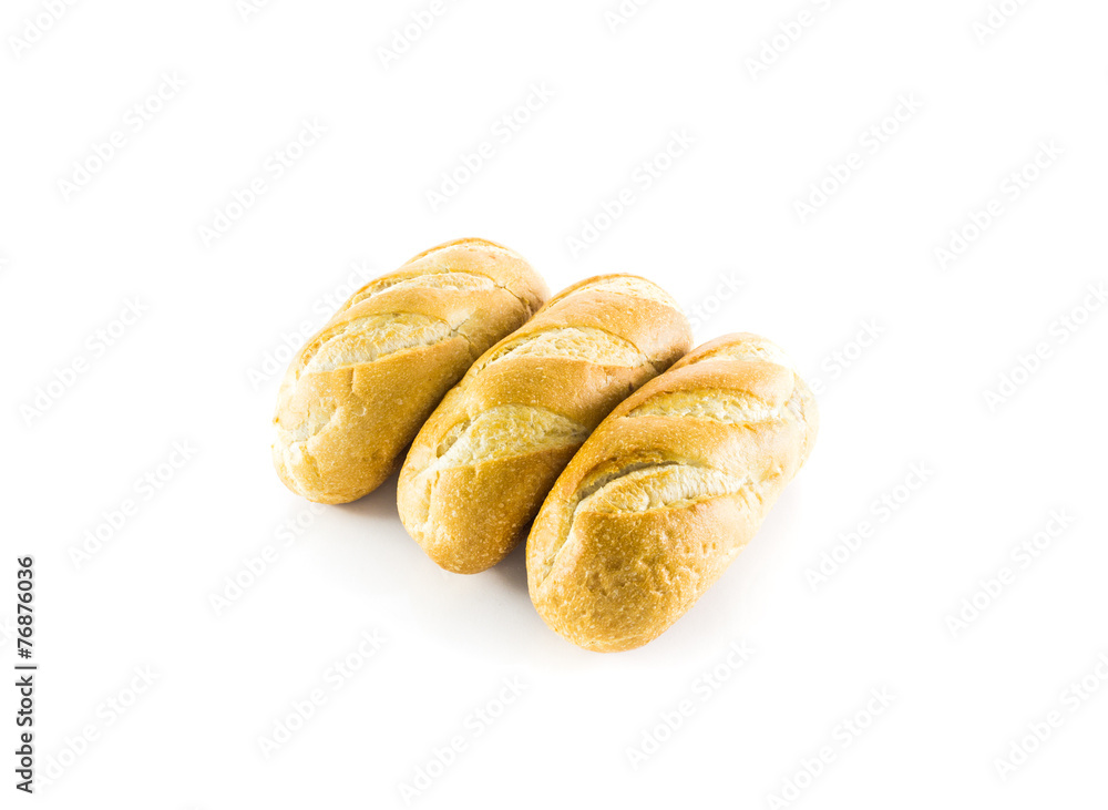 bread isolated on a white background bread isolated on a white background