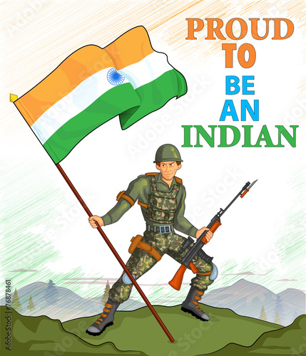 Indian army showing victory of India