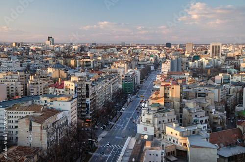 Obraz na płótnie street Bucharest