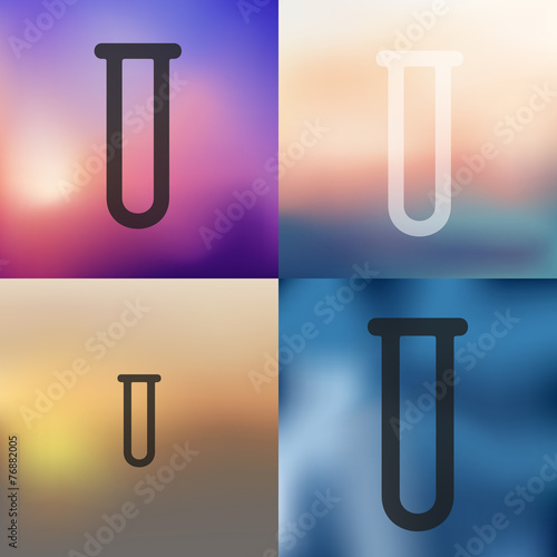 medicine icon on blurred background