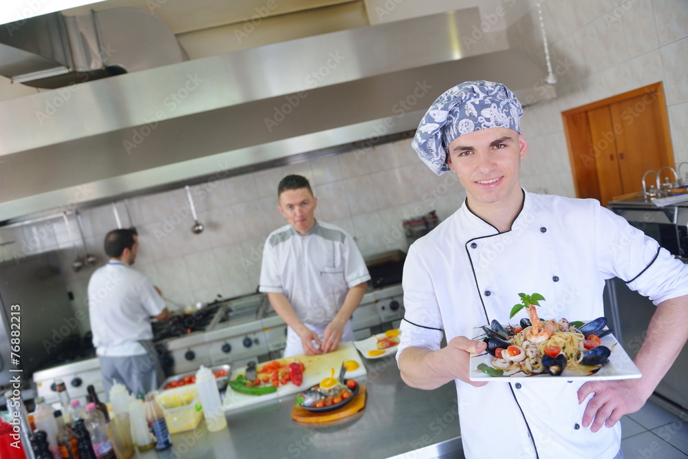 chef preparing food