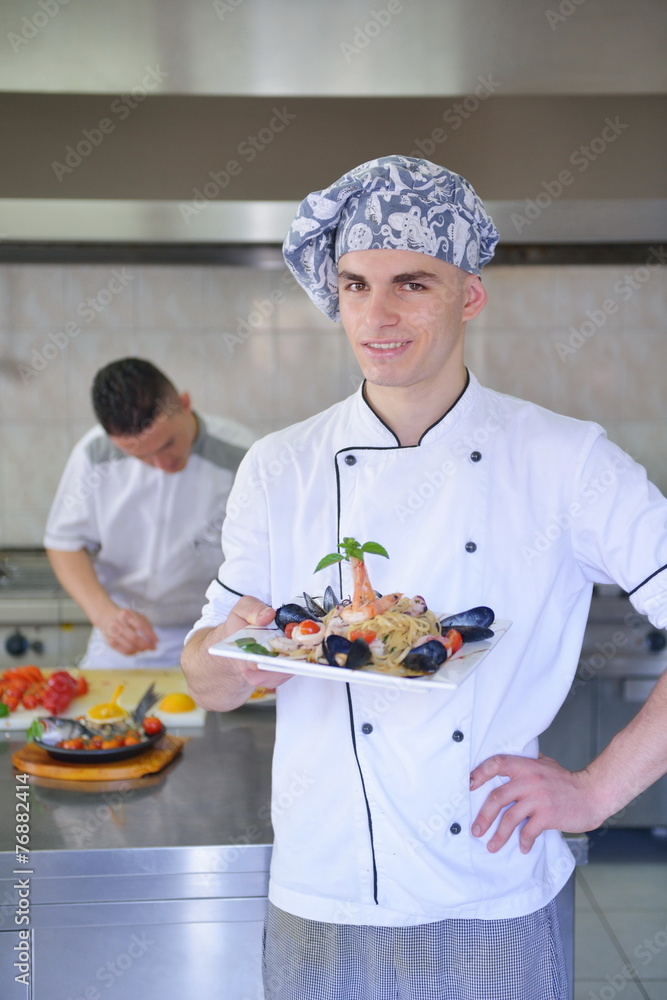 chef preparing food