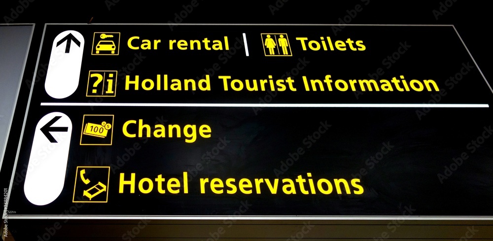 Naklejka premium airport sign
